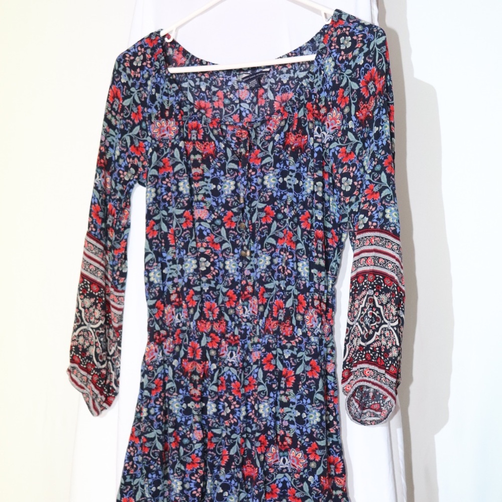 AE Long Sleeve Romper-floral